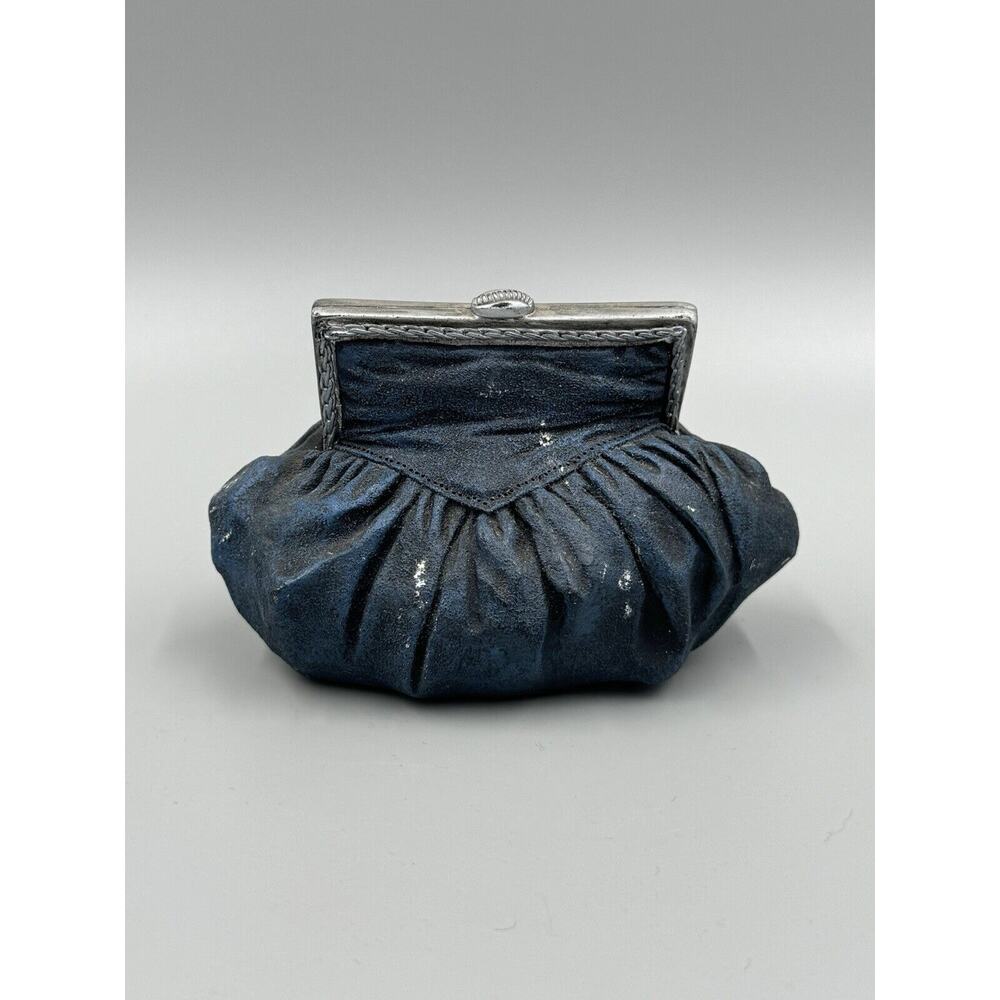 Vintage 1999 Just The Right Style Velvet Crush Resin Purse Figure Music Box